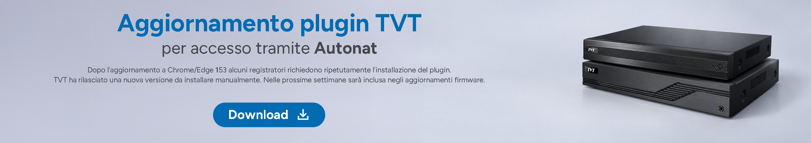 Aggiornamento plugin per accesso Autonat
