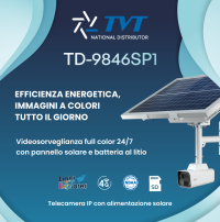 TD9846SP1: la telecamera che ridefinisce il concetto di sorveglianza indipendente