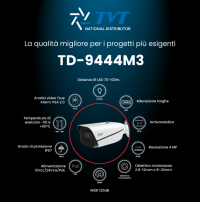 Altissima Qualità per i vostri progetti più esigenti. 🚀TVT TD-9444M3 Bullet 🚀